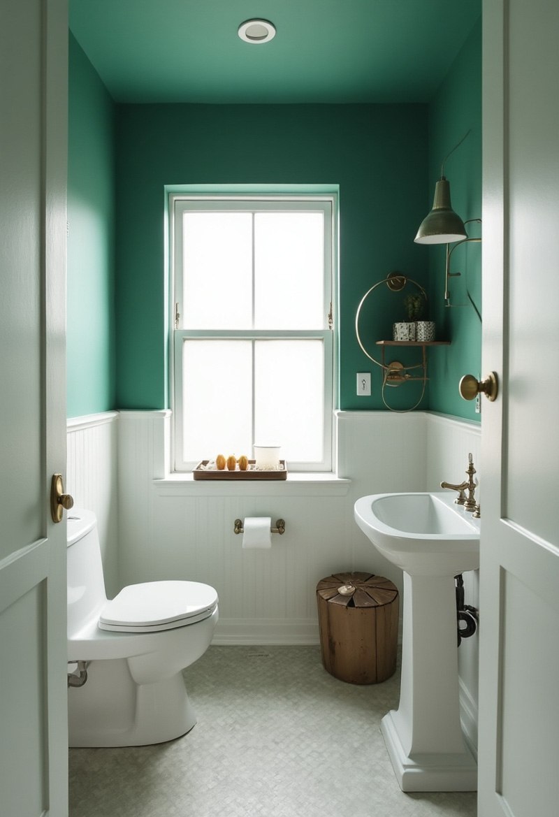 small bathroom ideas ceiling color