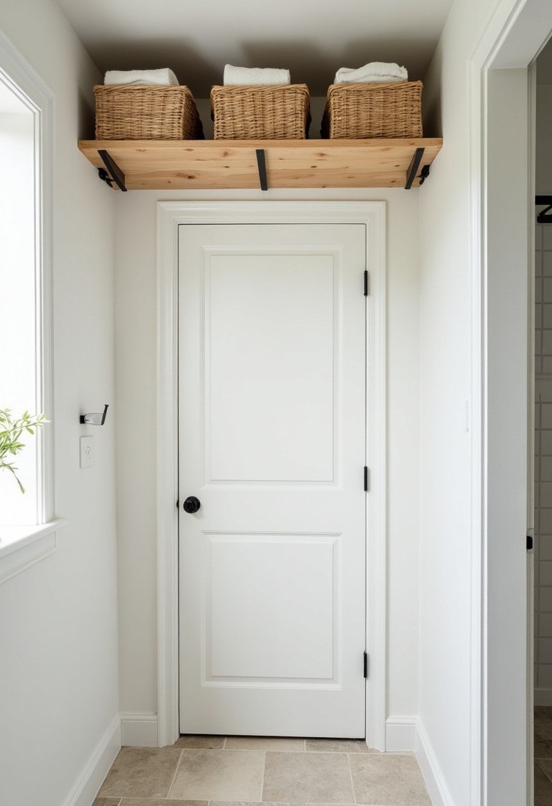 small bathroom ideas ceiling store above door