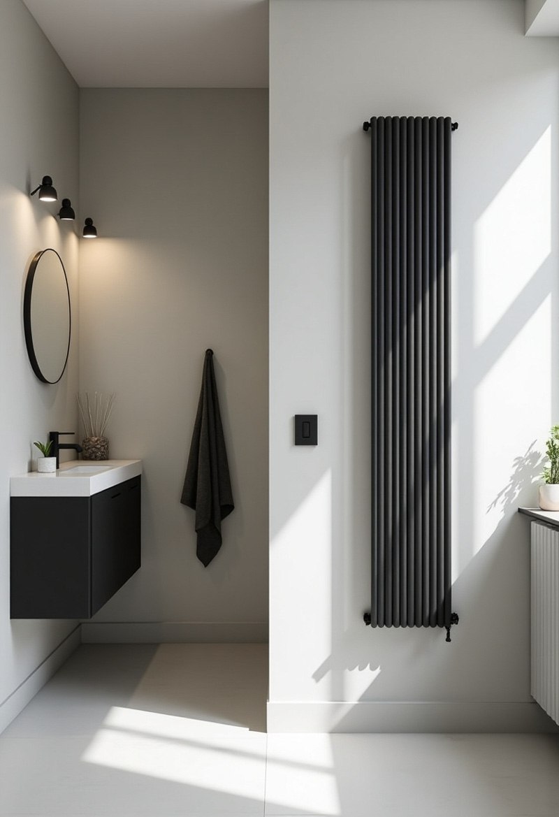 small bathroom ideas vertical heater