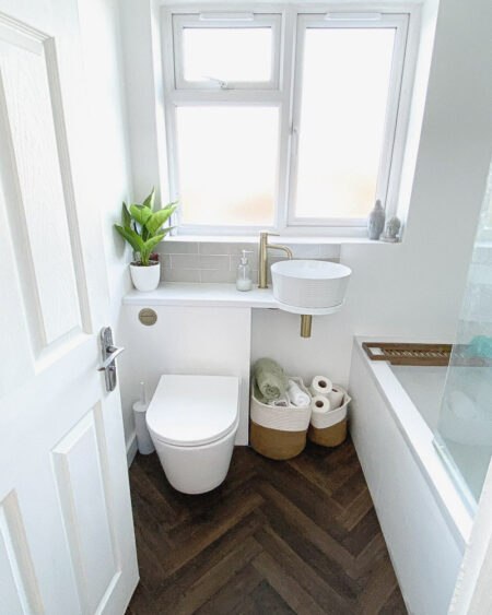 small bathroom minimalist scandinavian charm