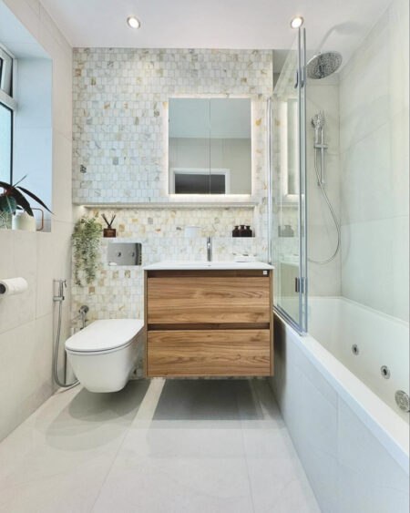 small bathroom modern serenity