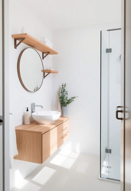 small bathroom nordic simplicity