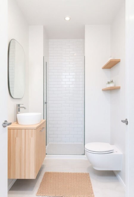 small bathroom scandi simplicity