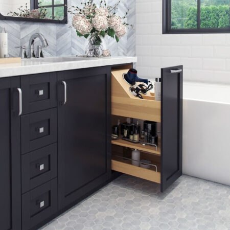 small bathroom storage slim pull out cabinet